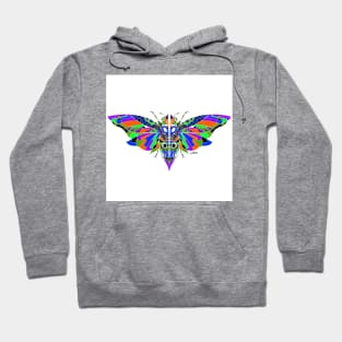 cicada cigarra chicharra of the death in alien cloth ecopop mandala art Hoodie